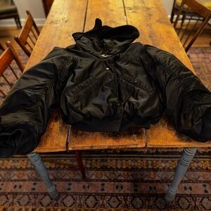 SHE SHE LIMITED Unisex Oversized Bomber Jacket Cyberpunk Techwear Utility 🤖